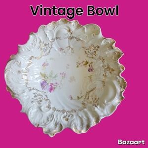 Vintage Carl Tielsch Hand Painted Bowl Germany